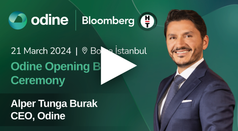 Bloomberg HT – Odine Opening Bell Ceremony Interview – Alper Tunga Burak, CEO, Odine