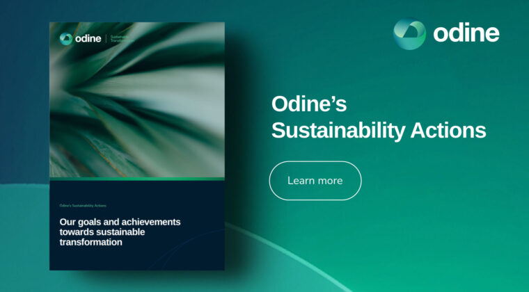 Odine’s sustainability actions